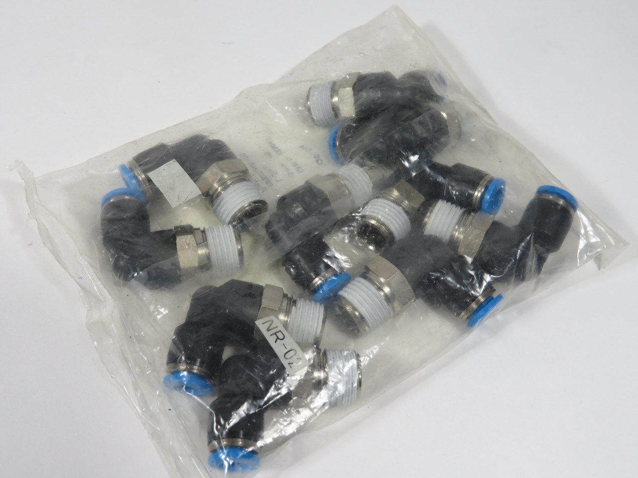 Festo 153047 QSL-1/4-6 Push-In L-Fitting 1/4" R Thread 6mm Tube 10-Pack NWB