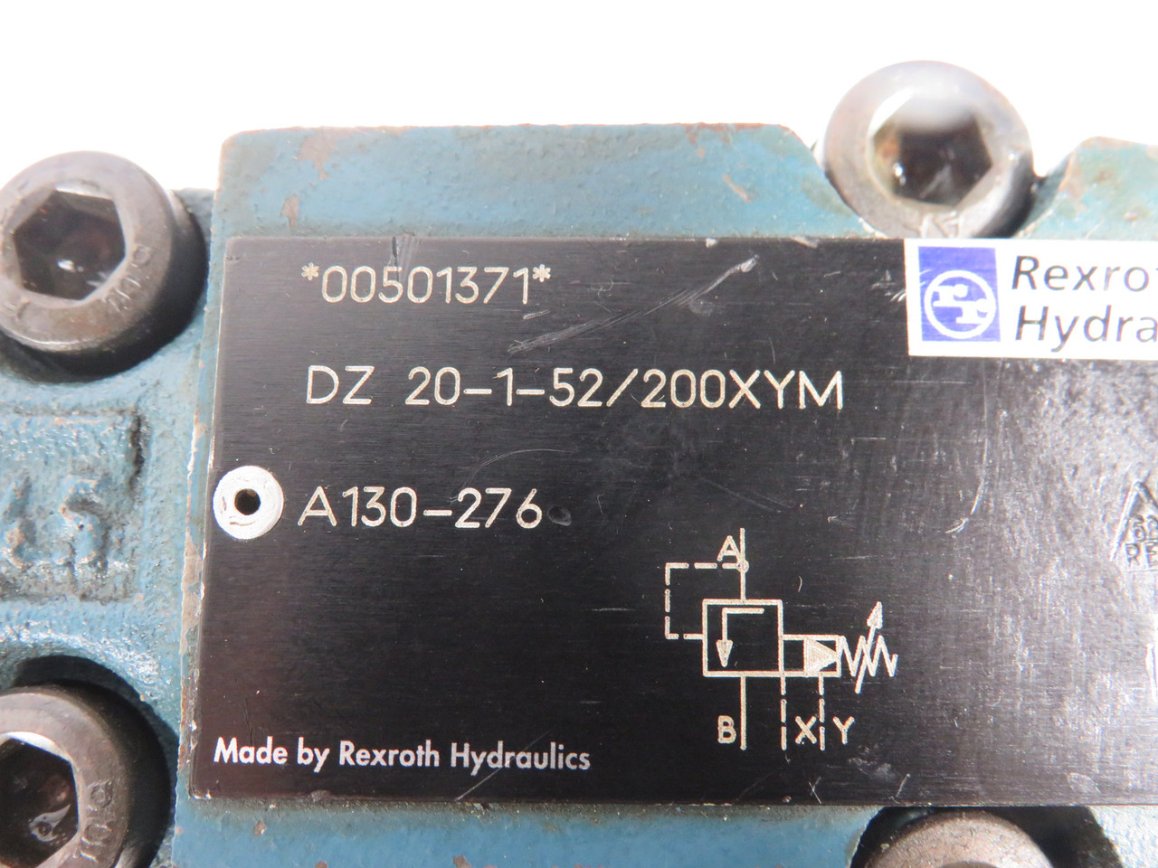 Rexroth DZ 20-1-52/200XYM Pressure Sequence Valve 200bar PAINTED USED