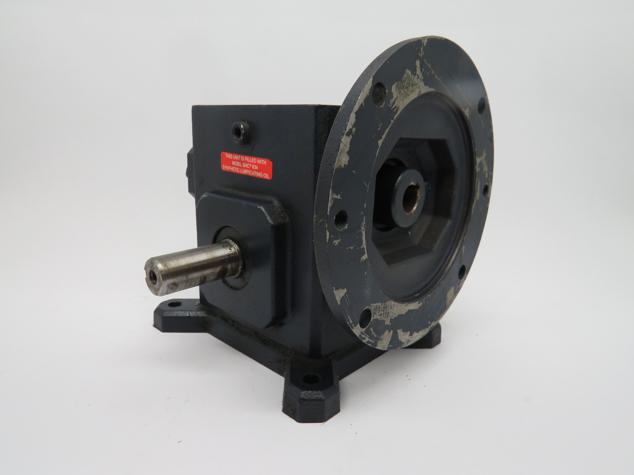 Ohio Gear TMQ816-40-2-56 Right Angle Gear Reducer 40:1Ratio 480Lbs-In USED