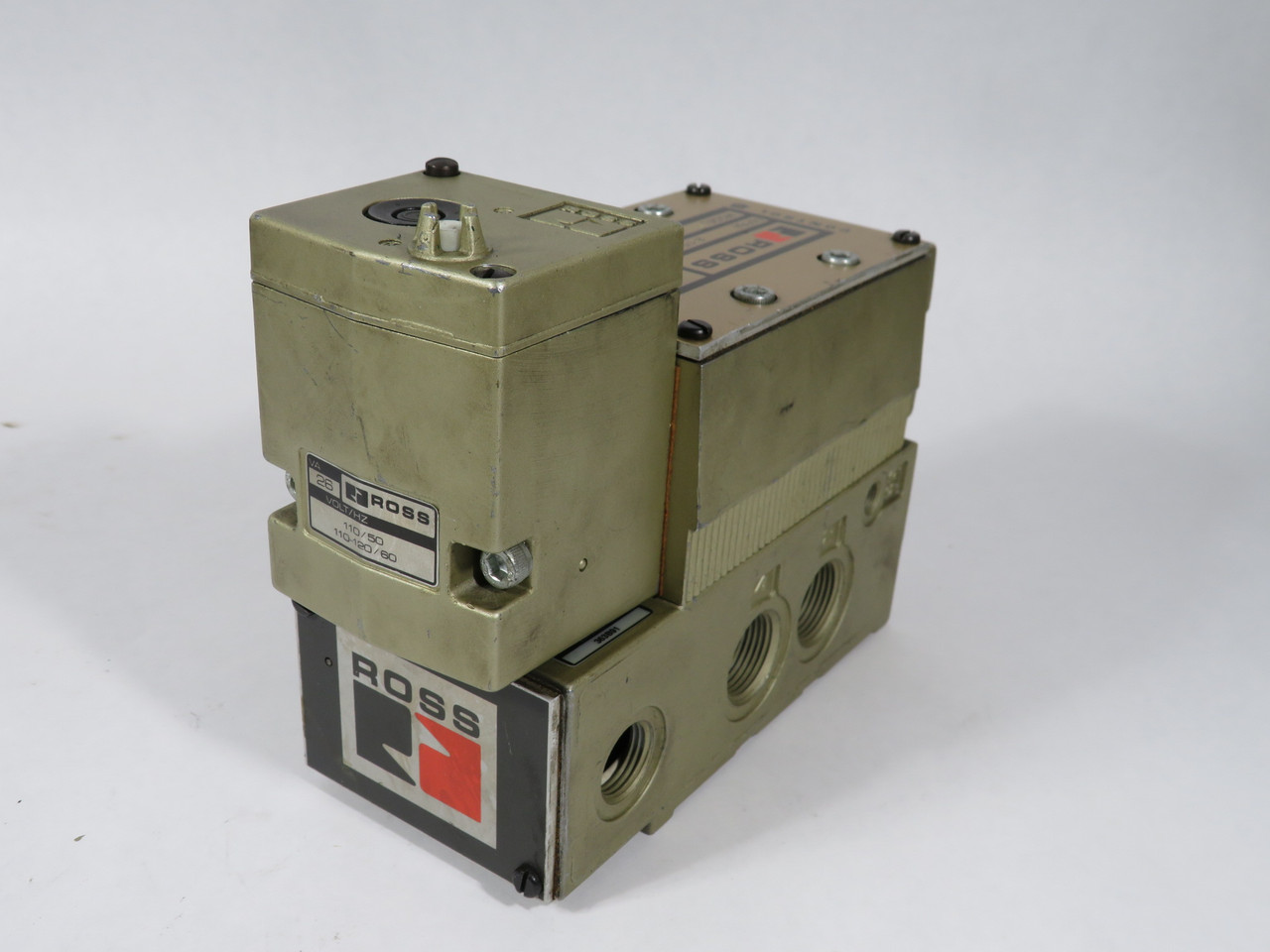 Ross W7476B4331 Solenoid Valve 110V@50Hz 110-120V@60Hz 2-10bar SHELF WEAR NOP