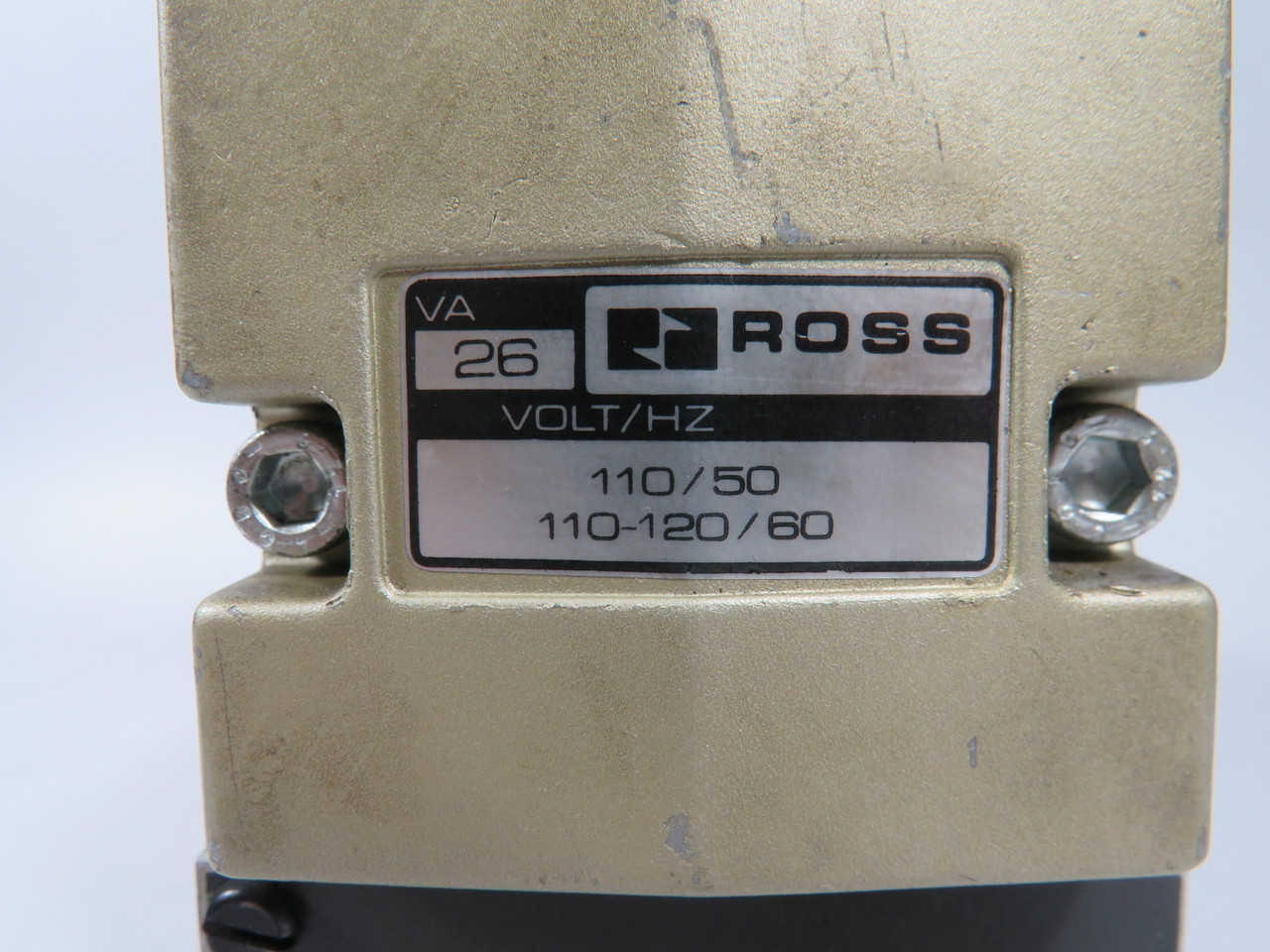Ross W7476B4331 Solenoid Valve 110V@50Hz 110-120V@60Hz 2-10bar SHELF WEAR NOP