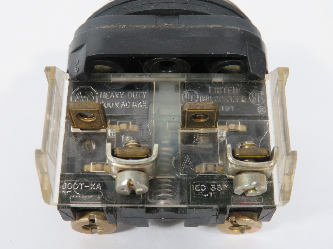 Allen-Bradley 800H-AR1A Series F Push Button Green Flush Head NO RING USED