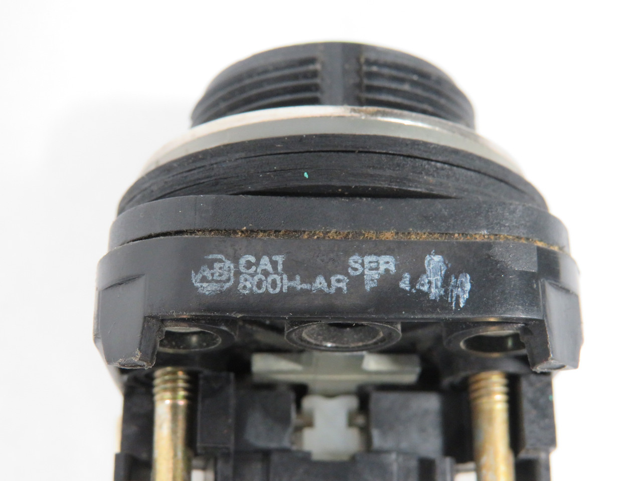 Allen-Bradley 800H-AR1A Series F Push Button Green Flush Head NO RING USED