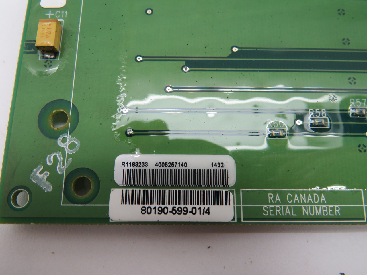 Allen-Bradley 80190-599-01/4 Optical Interface Base PCB 80190-600-01-R USED