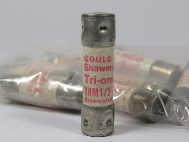 Gould Shawmut TRM1/2 Time Delay Fuse 1/2A 250V Lot of 10 USED