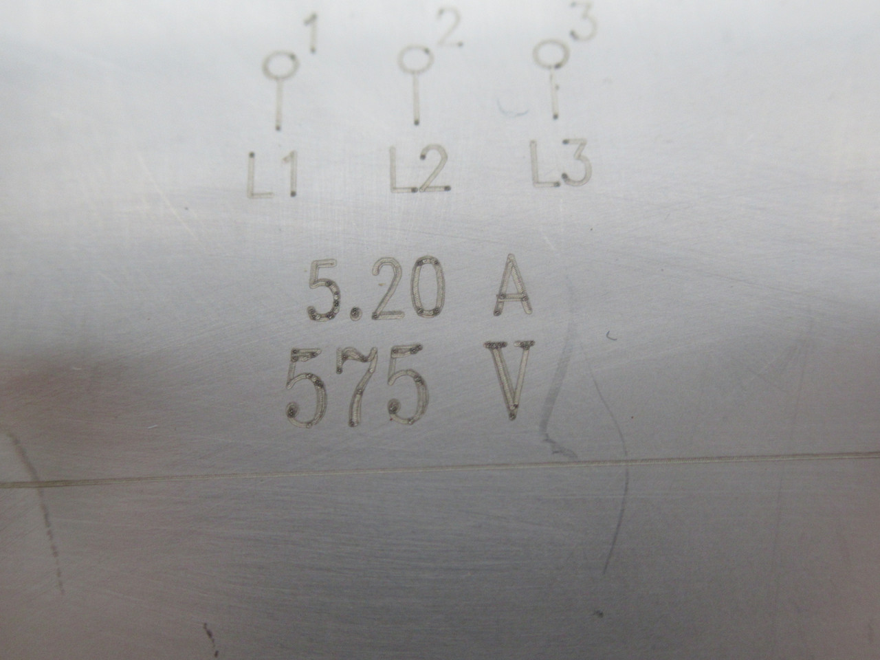 Weg 5.0HP 1720RPM 575V TEFC 3Ph 5.20A 60Hz RUST USED