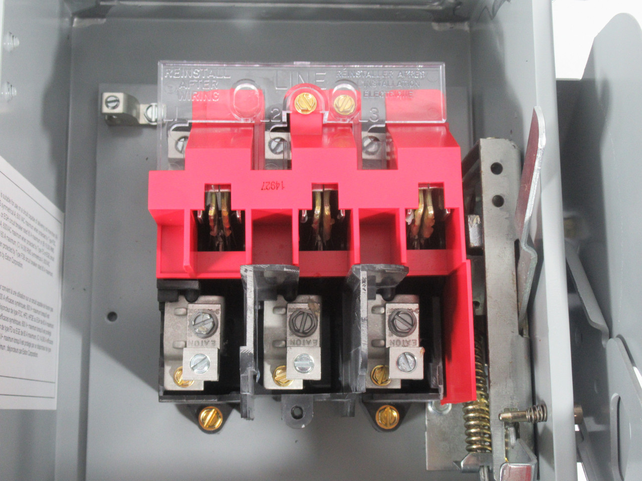 Eaton DH361UDK Heavy Duty Safety Switch Ser.C 30A 600V 3-Pole NEW