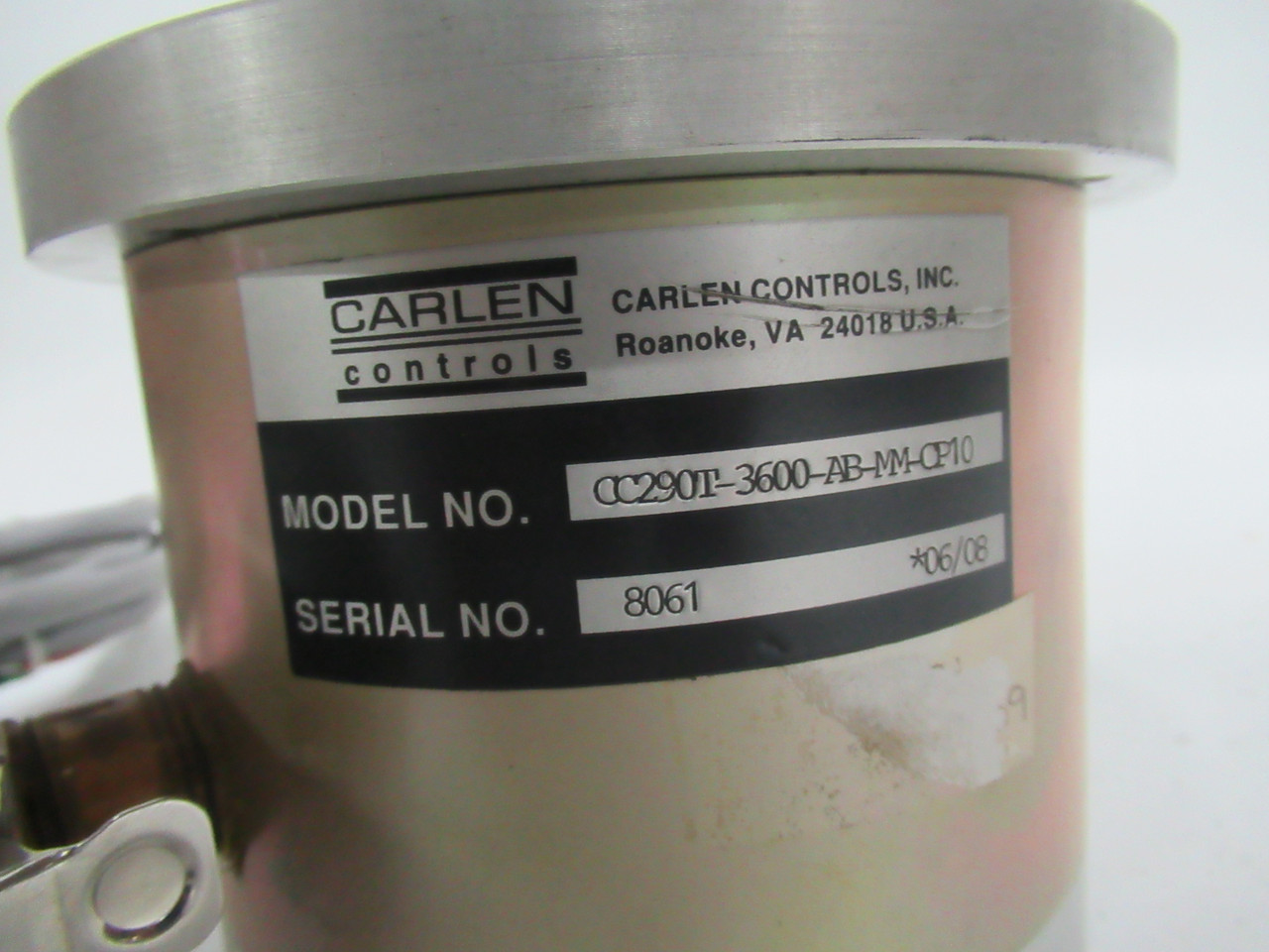 Carlen Controls CC290T-3600-AB-MM-CP10 Encoder USED