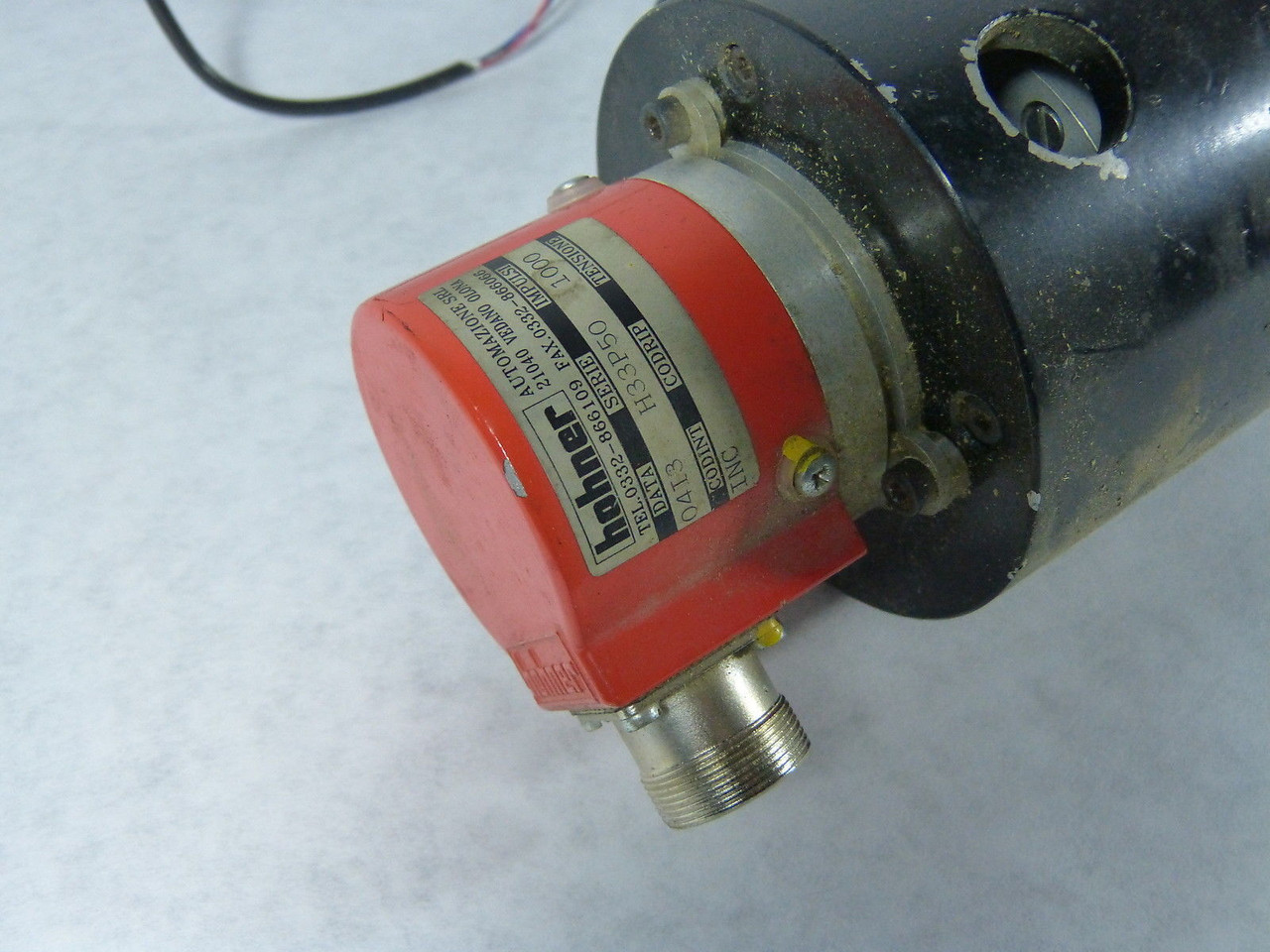 GEC Alsthom RX520K Electric Motor 2800RPM 119V C/W Hohner Encoder USED