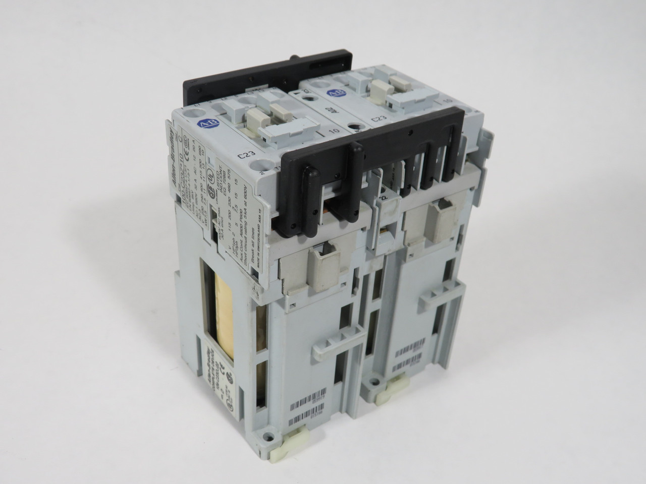 Allen-Bradley 104-C23DJ22 MCS-C Reversing Contactor 23A 24VDC IEC USED