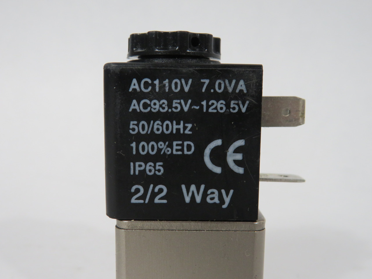 AirTac 2V02508CT 2/2-Way Fluid Control Valve 1/4" NPT 110V NO CONNECTOR USED