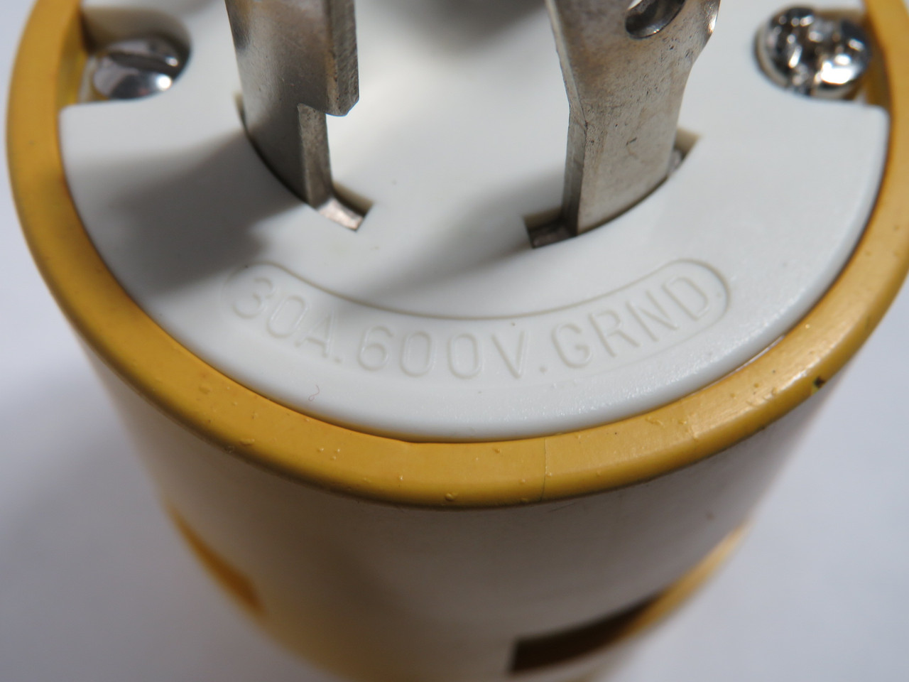 Woodhead 2877 Locking Plug 30A 600V 4W 3P NEMA L17-30 USED