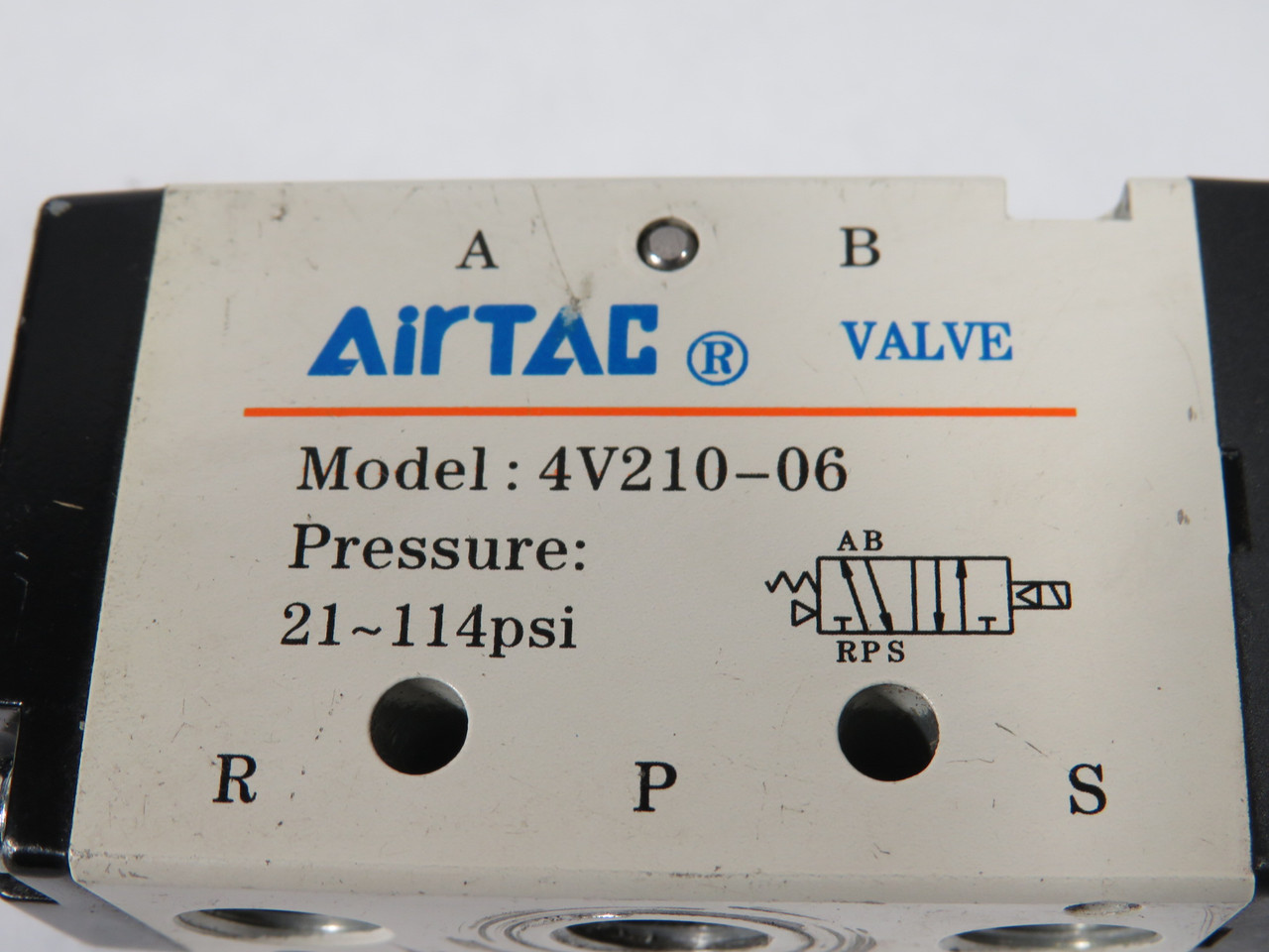 AirTac 4V21006ET 5/2-Way Solenoid Valve 1/8" NPT 24VAC NO CONNECTOR USED