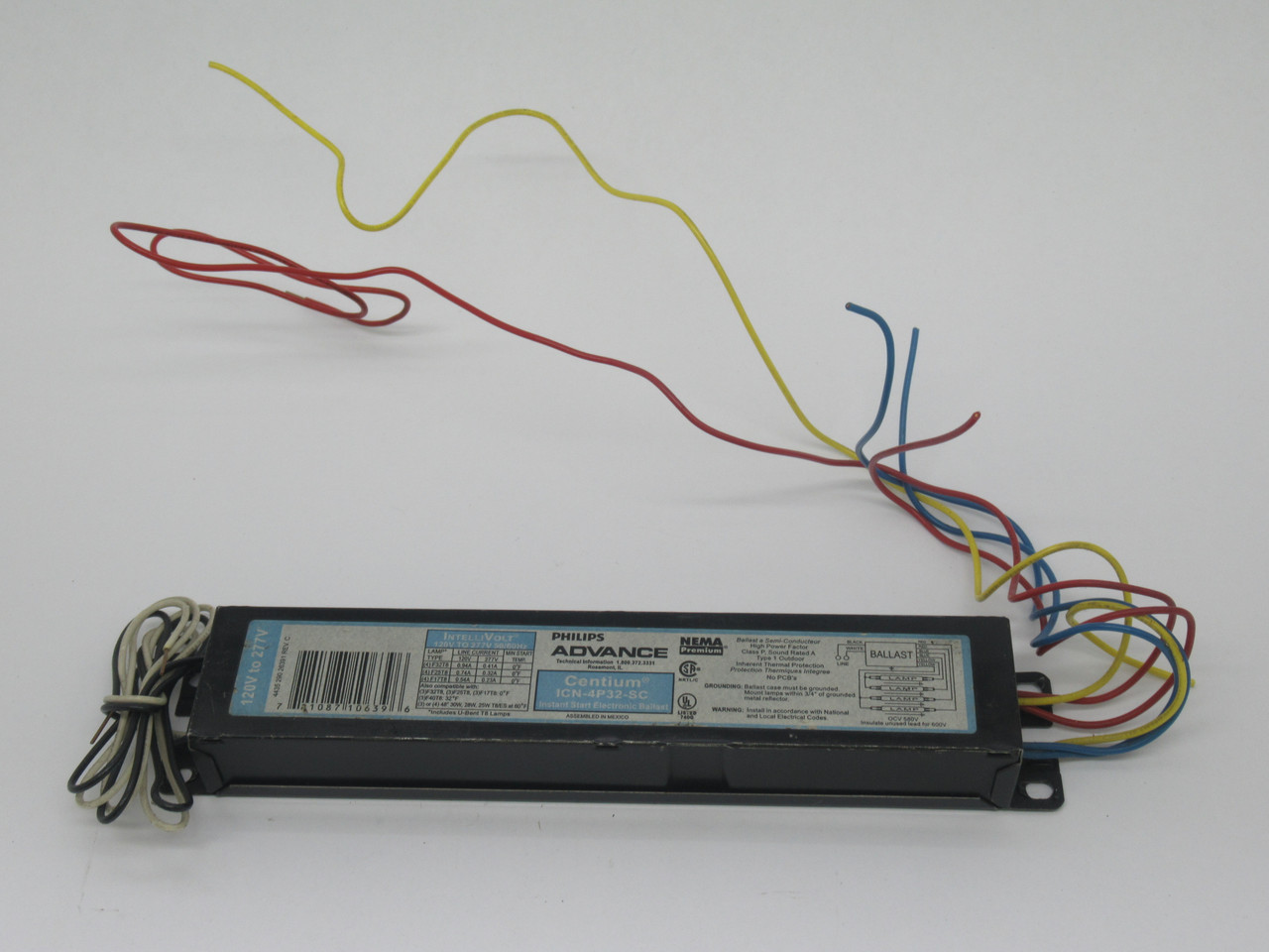 Philips Advance ICN-4P32-SC Ballast 120-277V 50/60Hz USED