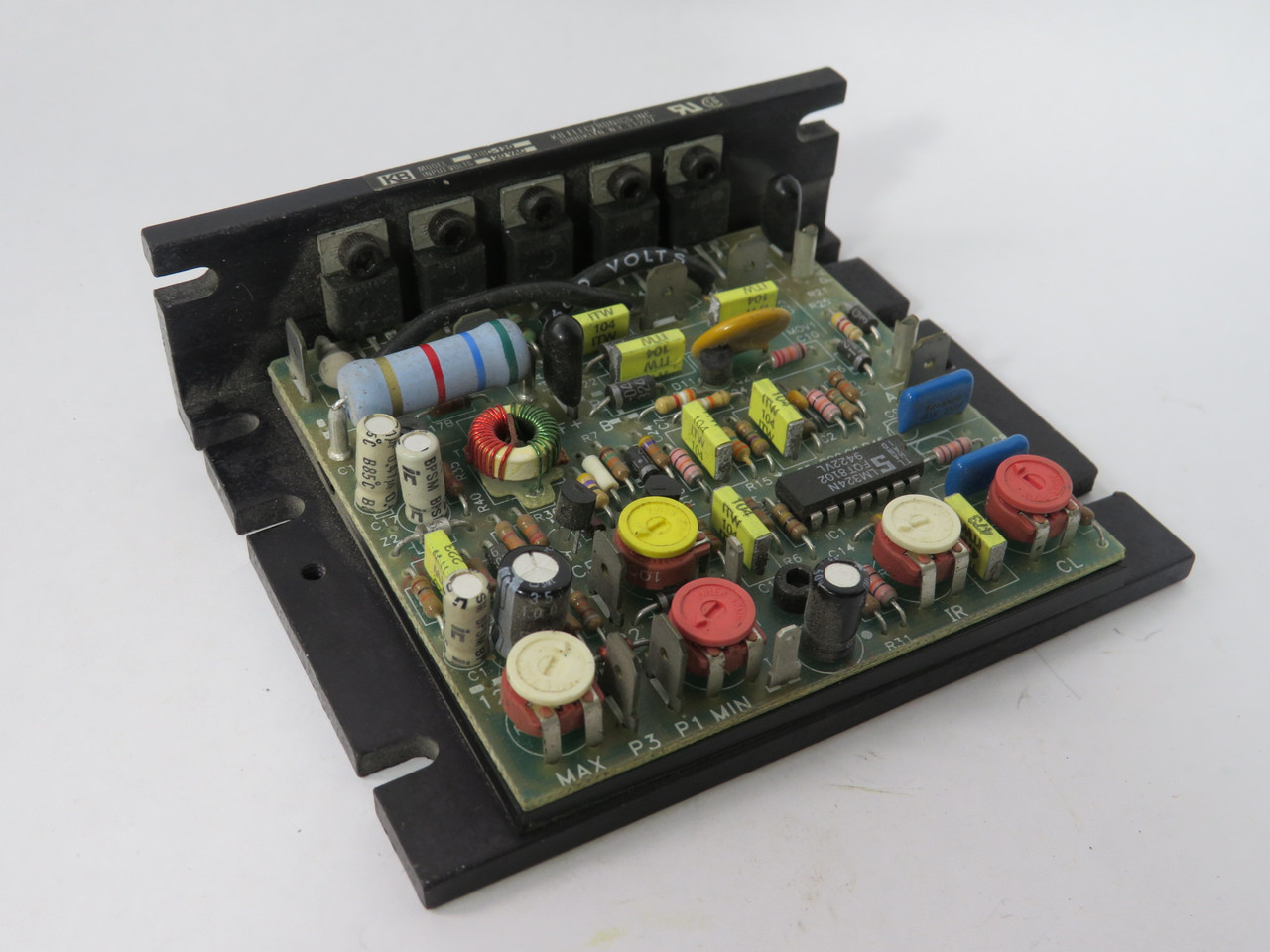 KB Electronics KBIC-120 DC Drive Open Chassis In: 9A 120AC 1Ph Out:90DC 1HP USED