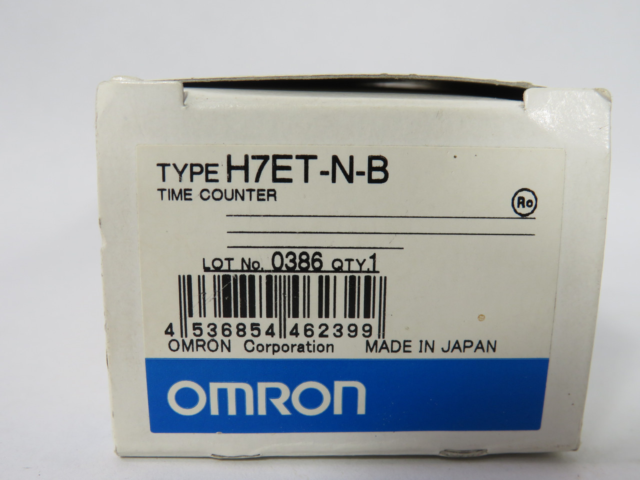 Omron H7ET-N-B Time Counter 7 Digit 0.0h-999999.9h 0.0h-3999d 23.9h NEW