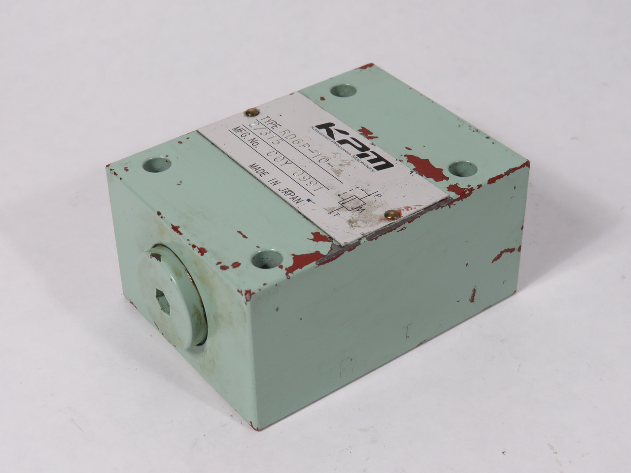 Kawasaki RD6P-10-2/315 Direct Operated Relief Valve 30.9MPa NO ACTUATOR USED