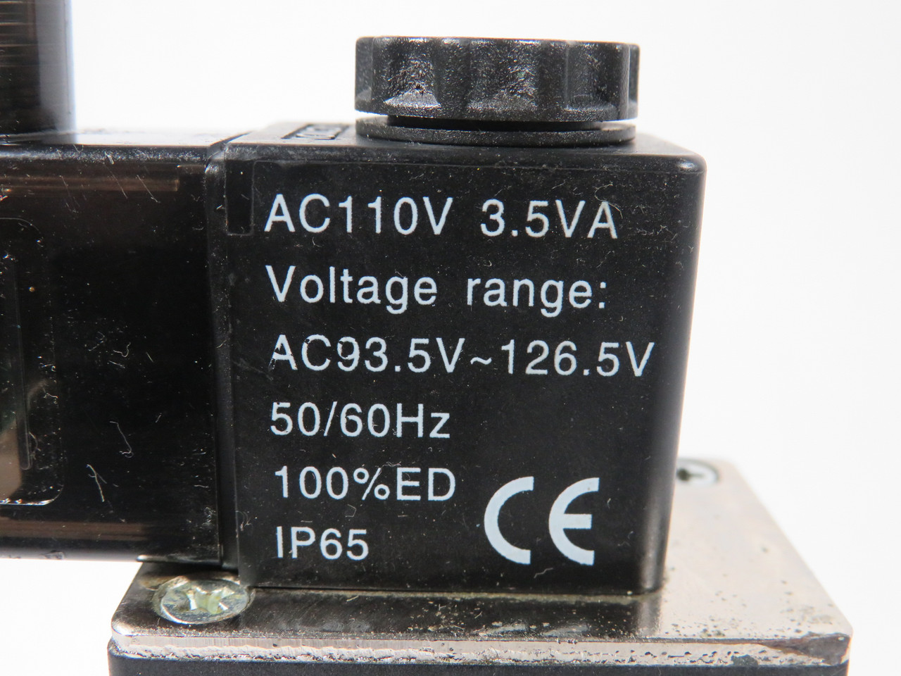 Airtac 4V410-15CT 5-Port 2-Position Solenoid Valve MISSING CONNECTOR PLUG USED