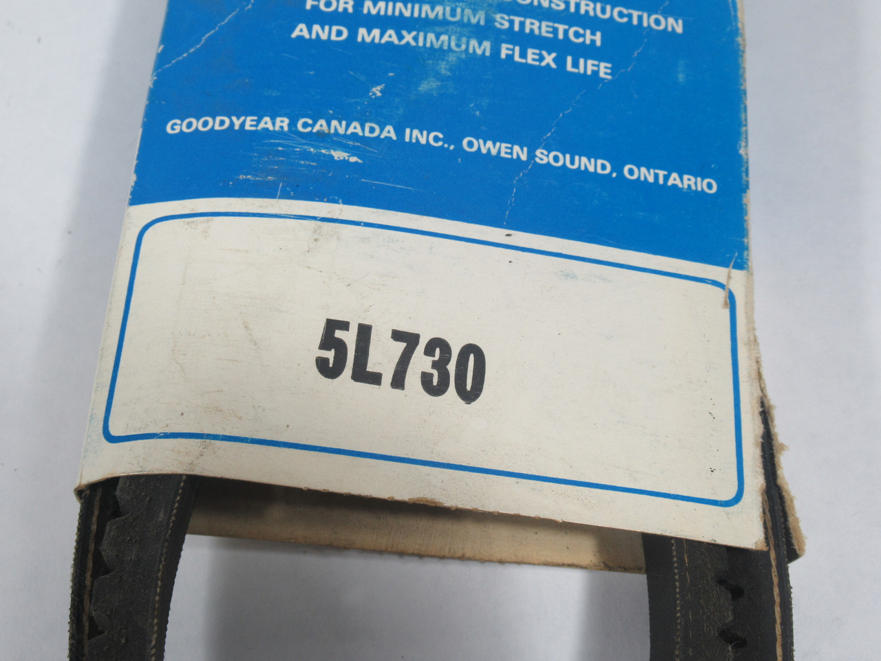 Goodyear 5L730 FHP V-Belt 73" L x 0.66" W x 0.41" T *DAMAGED PACKAGE* NEW