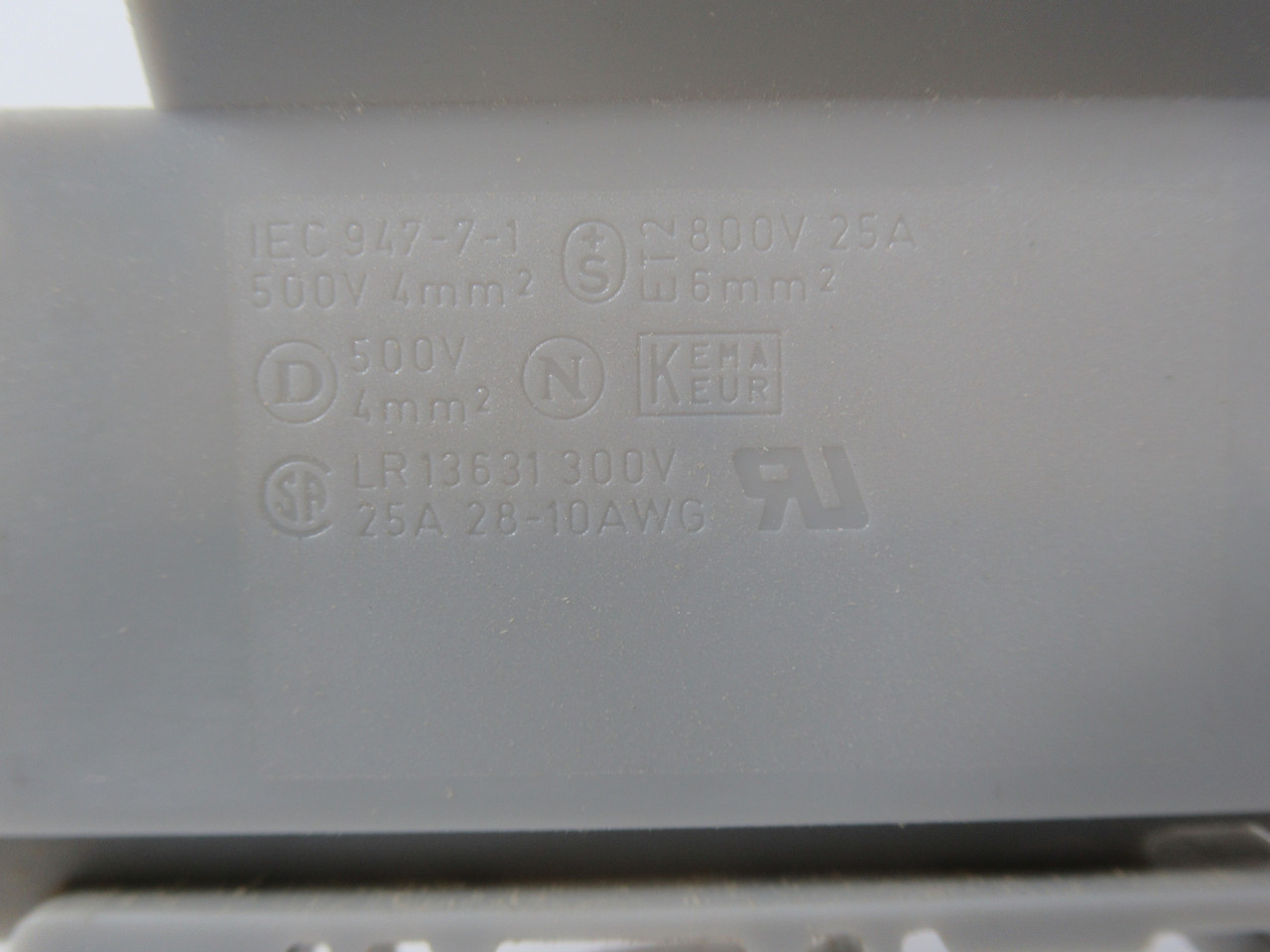 Phoenix Contact UKK5 Terminal Block Grey 300/500/800V 4/6mm 25A Lot of 20 USED