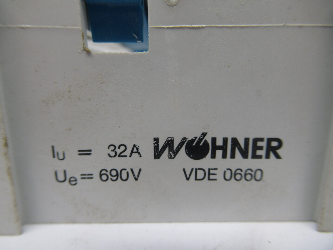 Wohner 32442 Busbar Adapter Module 32A 690V USED