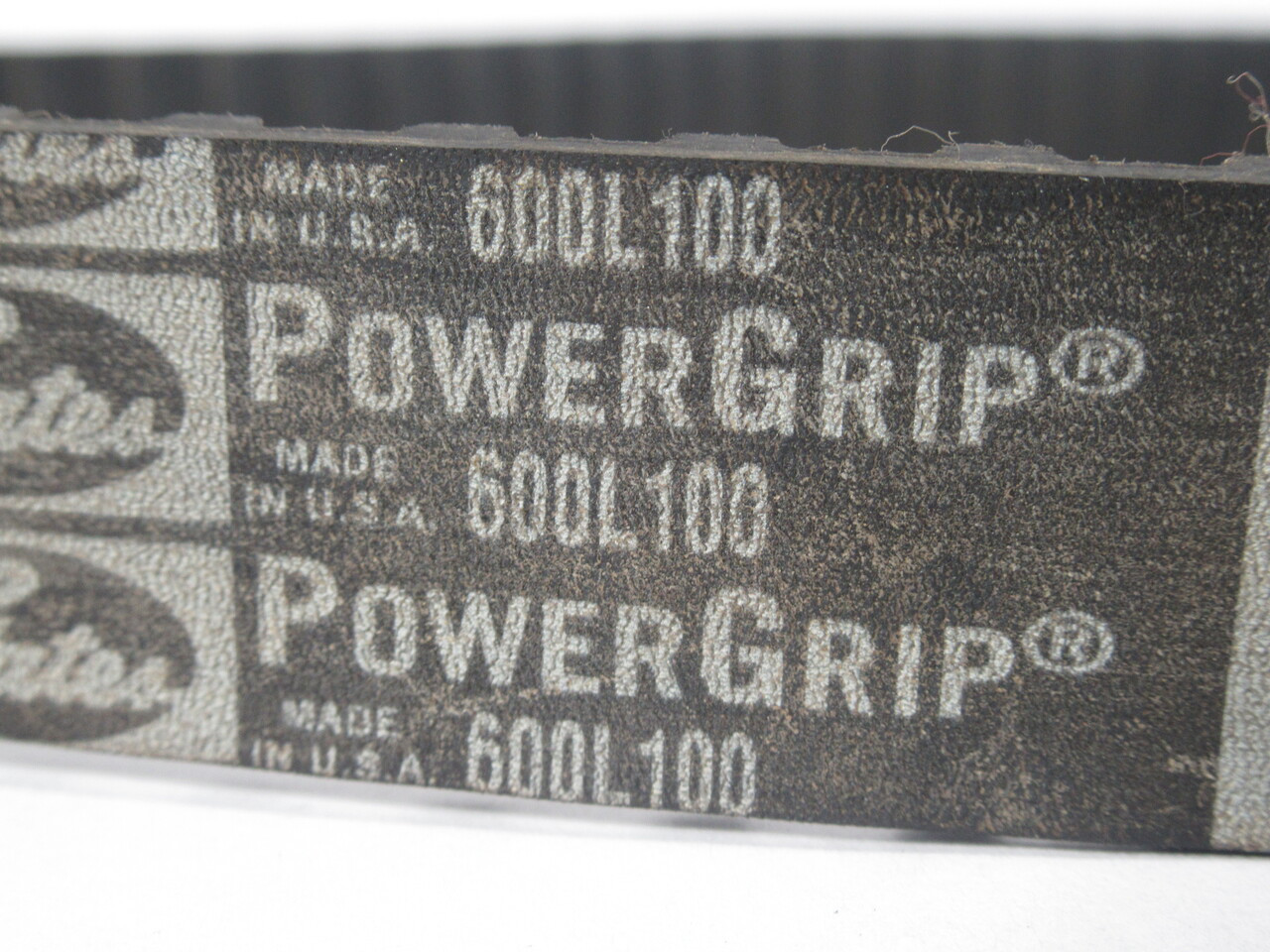 Gates 600L100 Powergrip Timing Belt 60" L x 1" W x 0.375" P NOP
