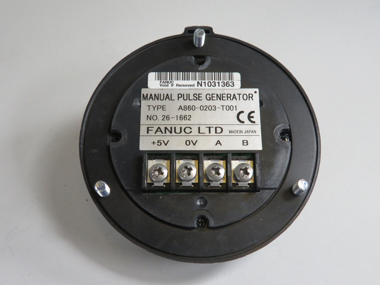 Fanuc A860-0203-T001 Manual Pulse Generator W/O Flange 5V USED