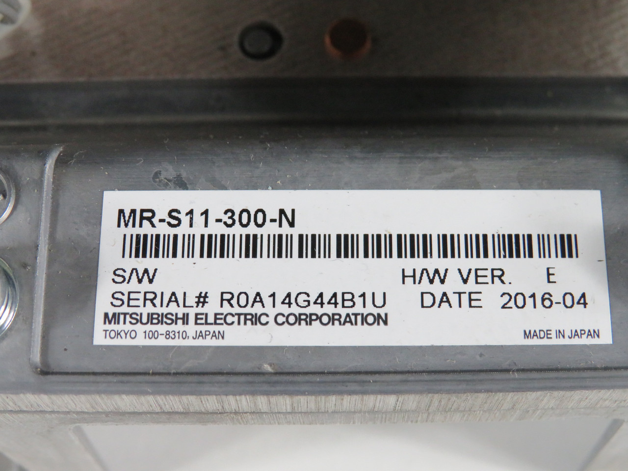 Mitsubishi MR-S11-300-N Servo Drive Unit 3Ph 200/200-230V 17A 50/60Hz Input USED