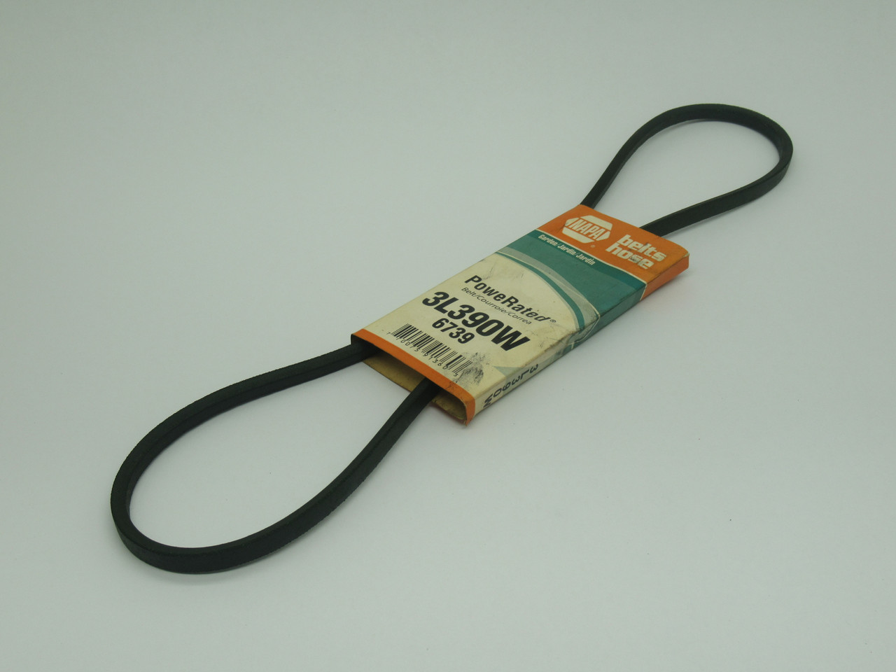 NAPA 3L390W PoweRated V-Belt 39" L x 0.375" W NEW