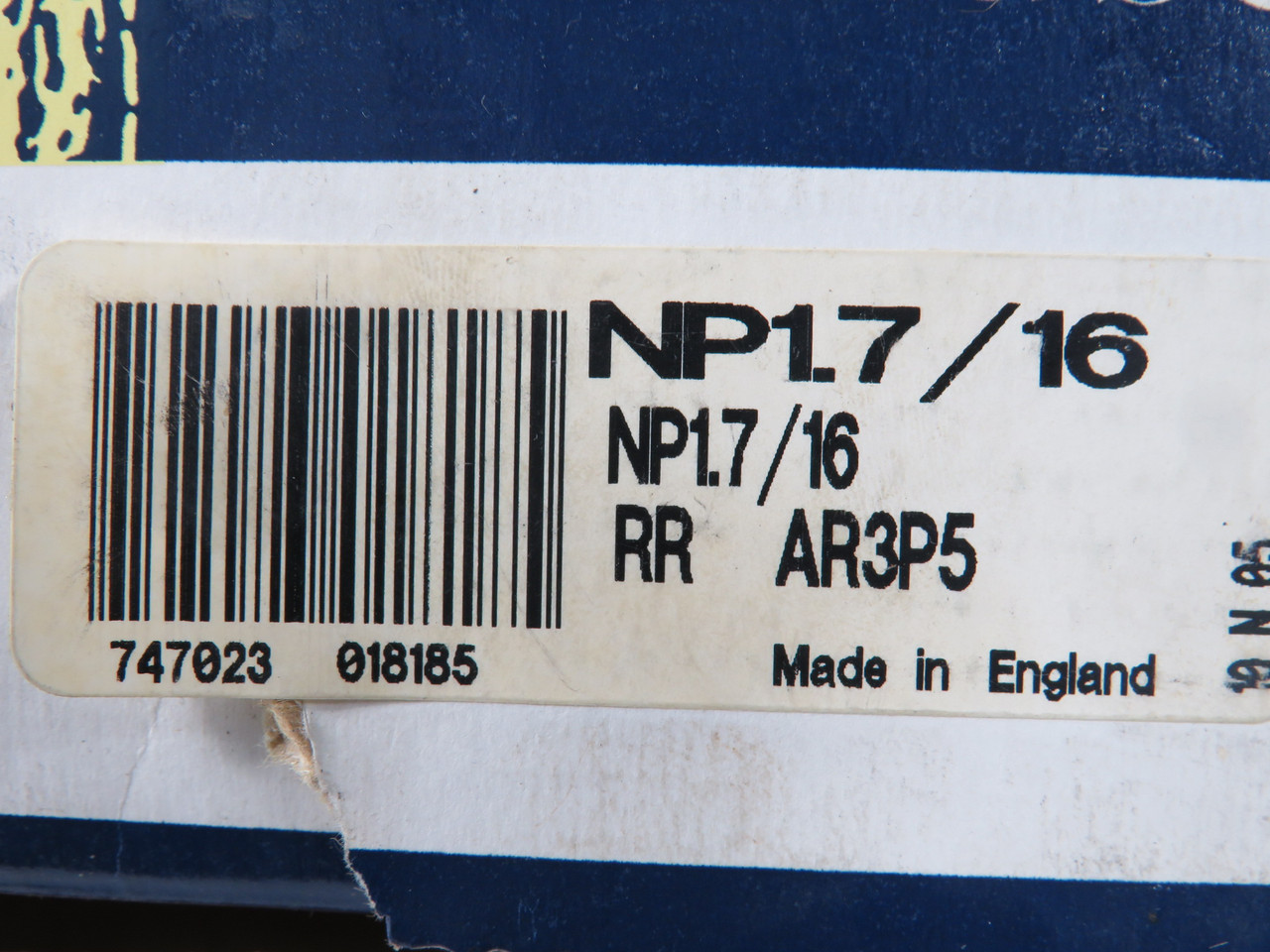RHP NP1.7/16 2-Bolt Pillow Block Bearing 1-7/16" Bore MINOR BOX DAMAGE NEW