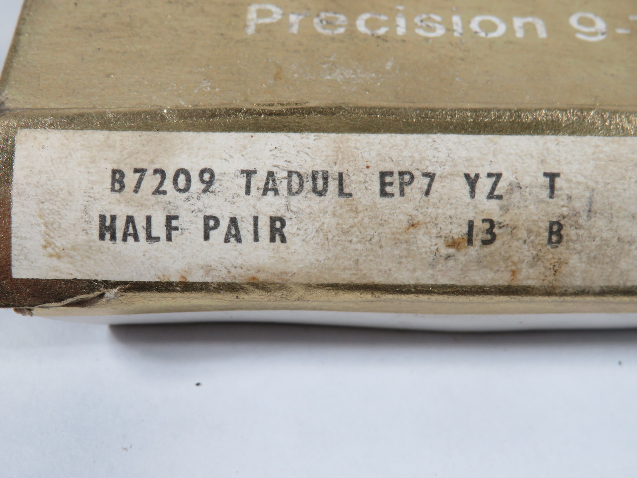 RHP B7209TADULEP7YZT Angular Contact Bearing 45mm ID Half-Pair BOX DAMAGE NEW