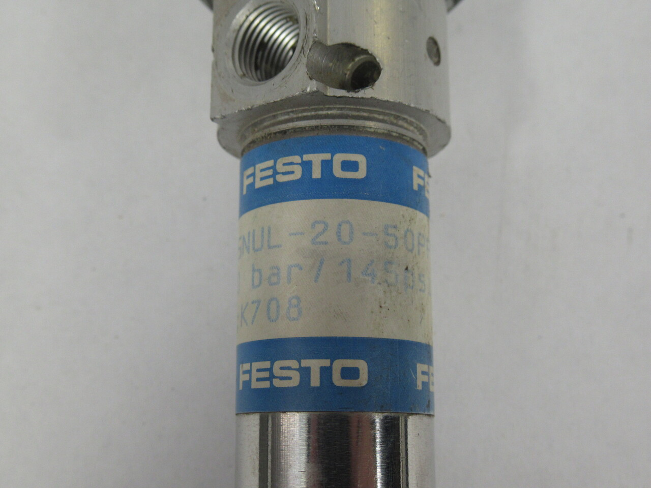 Festo DSNUL-20-50PPV-A Pneumatic Cylinder 20mm Bore 50mm Stroke 145 PSI USED