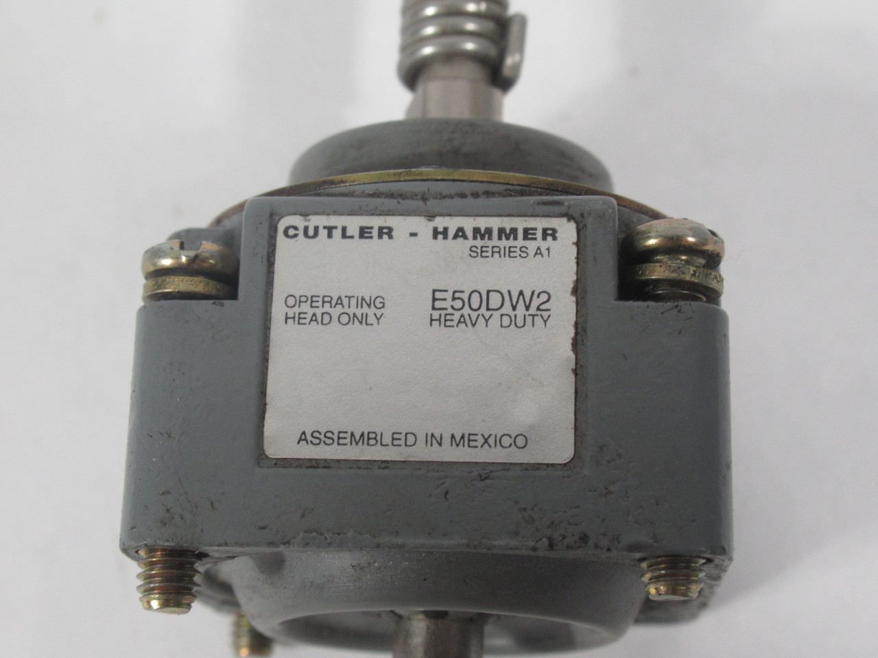 Cutler-Hammer E50DW2 Limit Switch Wobble Operating Head W/ Wobble Rod USED