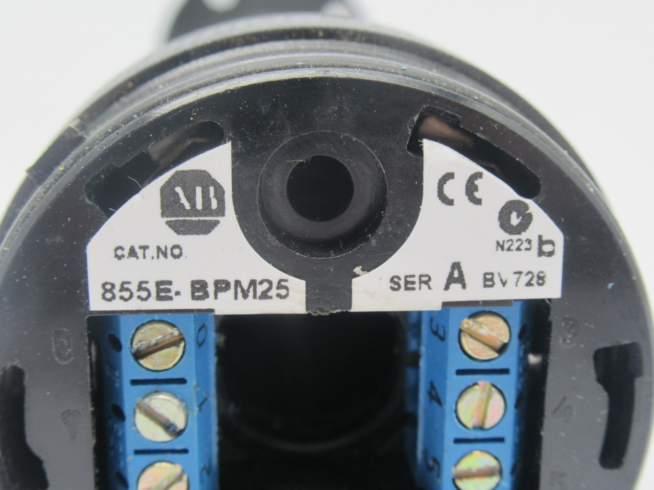 Allen-Bradley 855E-BPM25 Tower Stack Light Base 25cm Base *COMETIC DAMAGE* USED