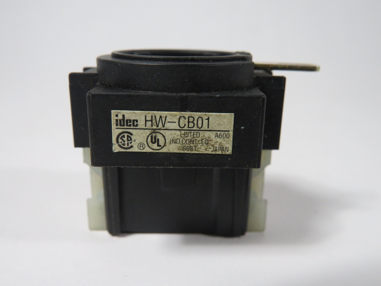 IDEC HW-CB01 22mm Contact Block Assembly 1NC 600V 10A USED