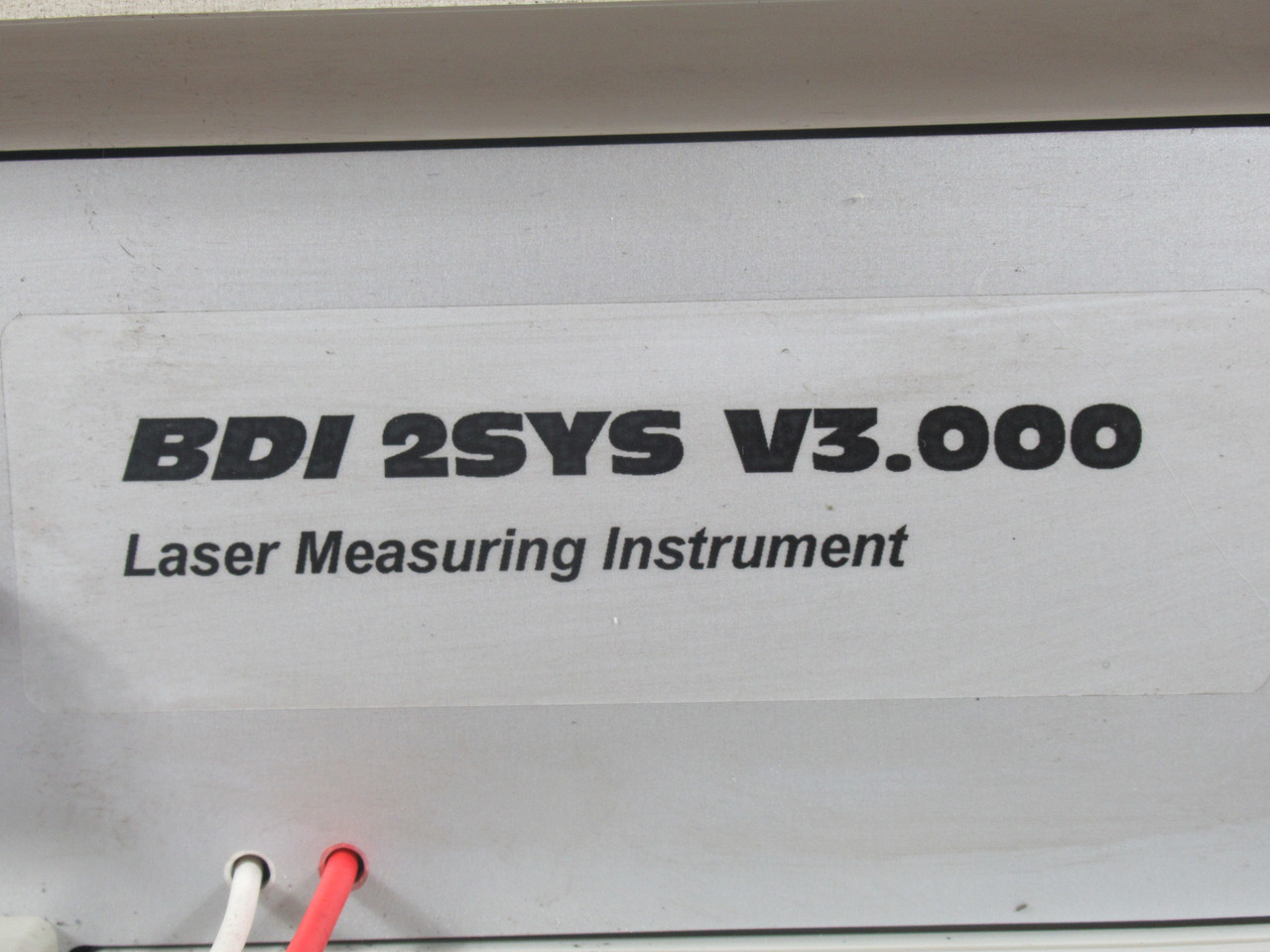 BDI 2SYS V3.000 Laser Measuring Instrument 220-240/110-120V CUSTOM USED