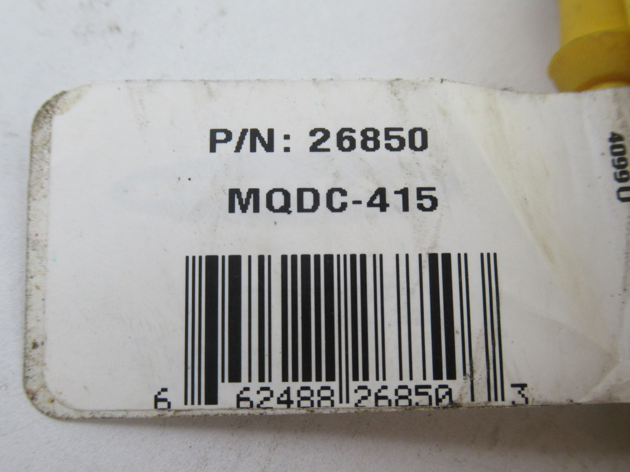 Banner 26850 MQDC-415 Single Ended Cordset 4A@250VAC 5m 4 Pin M12 USED