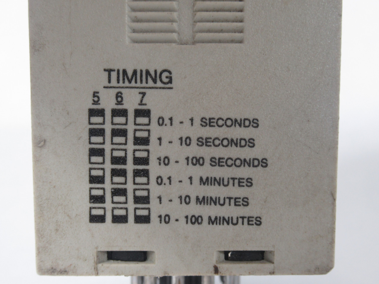 Siemens Potter & Brumfield CNS-35-76 Time-Delay Relay 0.1s to 100m WRITING USED