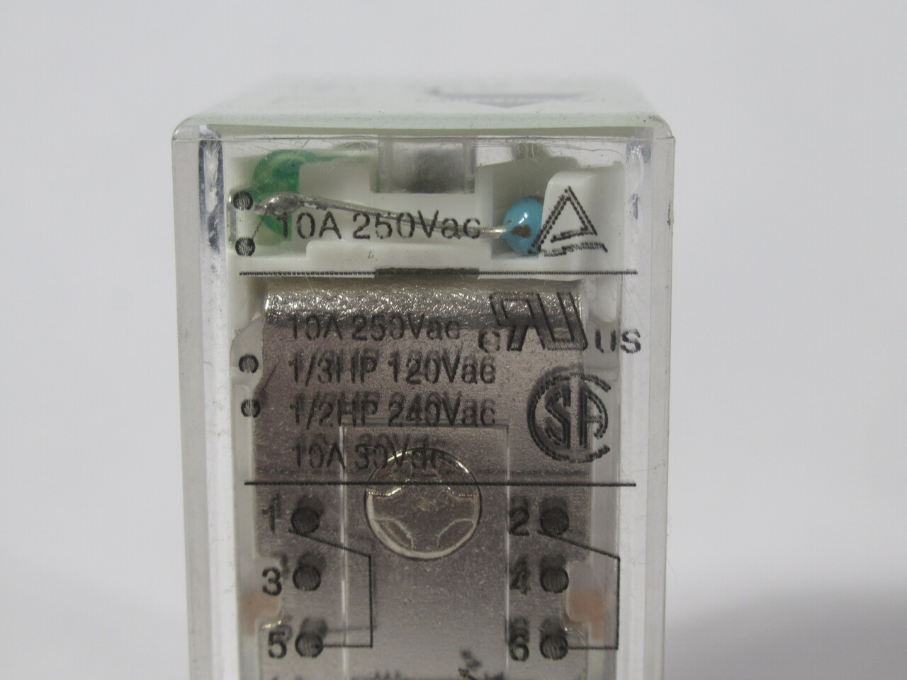 Carlo Gavazzi RPY-A-002-24L Plug-In Relay 24VDC 10A@250VAC/30VDC 8-Blade USED