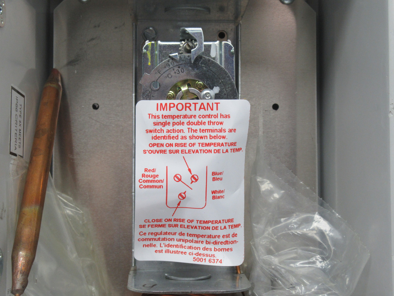 Generic 8070-0680 Custom Door Control Thermostat 24V 1A SHELF WEAR NEW