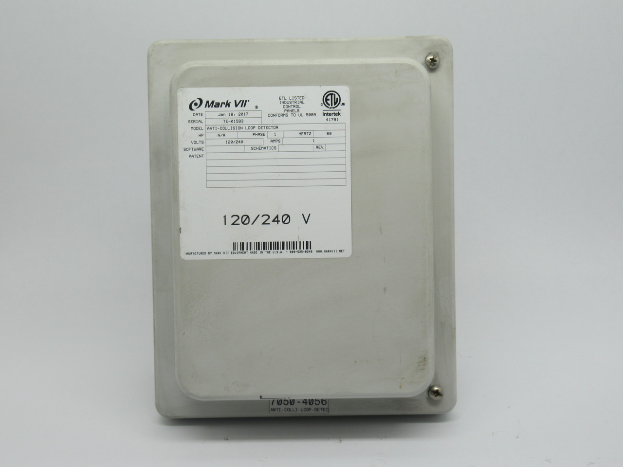 Generic 7050-4056 Anti Collision Loop Detector 120/240V 1A SHELF WEAR NEW