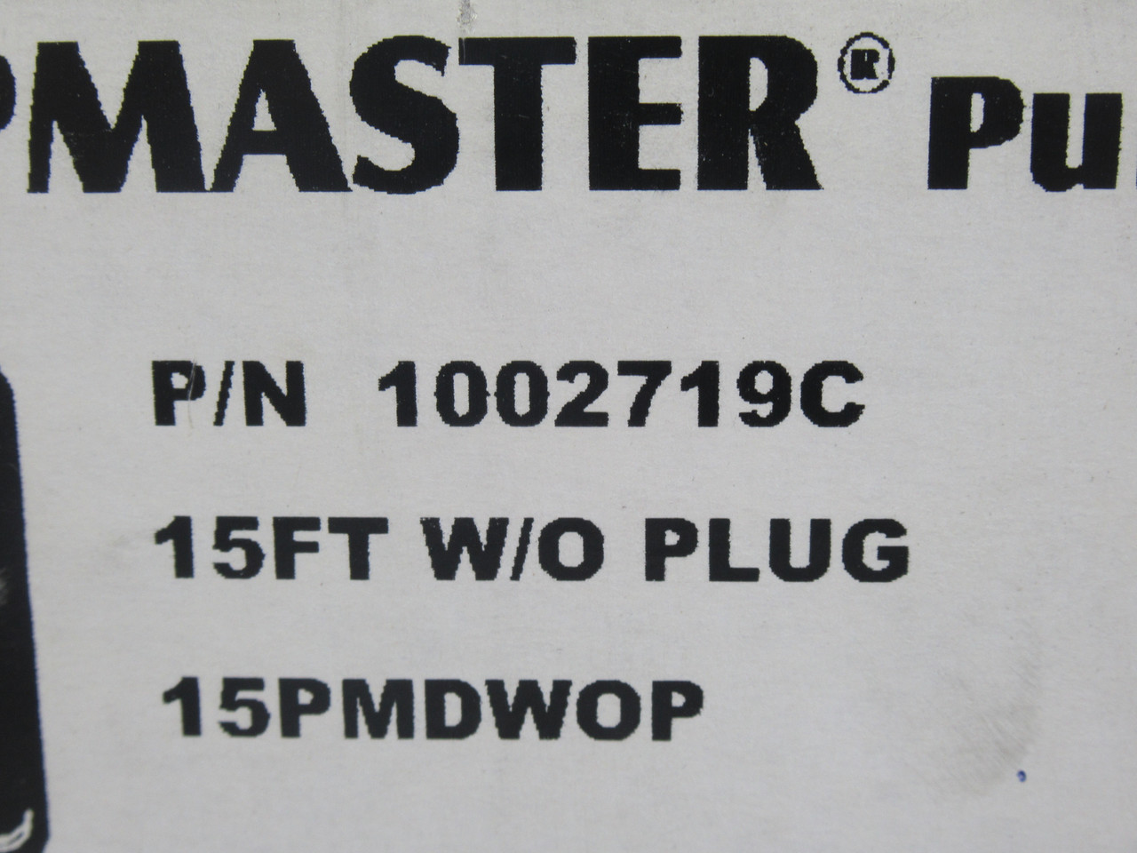 SJE Rhombus 1002719C Pumpmaster Pump Switch 120/230VAC w/ 15ft Cord NEW