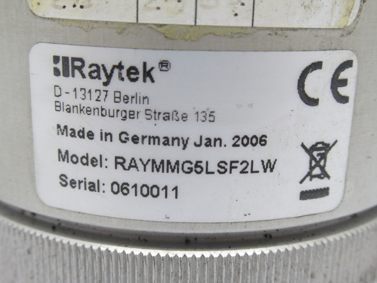 Raytek RAYMMG5LSF2LW Infrared Temperature Sensor 250-2250C 5um COSMETIC DMG USED