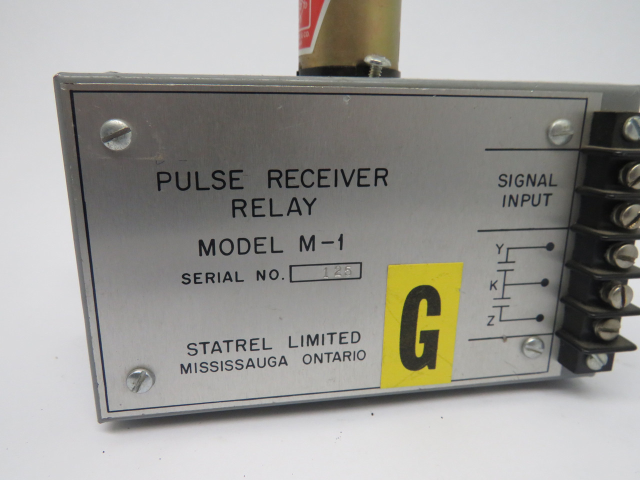 Statrel Limited Model M-1 Pulse Receiver Relay USED