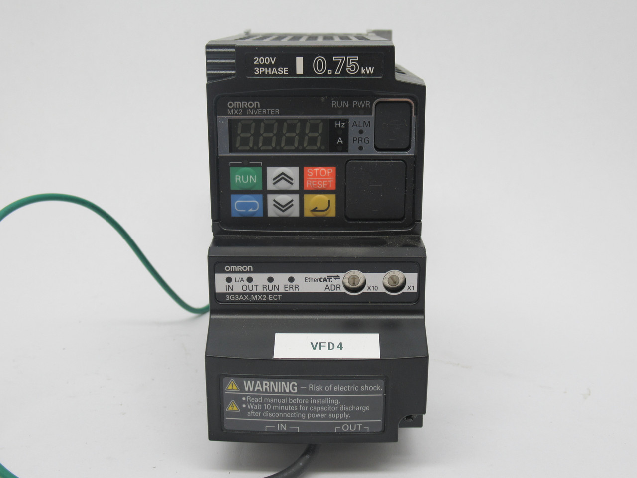 Omron 3G3MX2-A2007-V1 Multi Function Inverter Drive 0.75kW 200-240V 3PH NOP