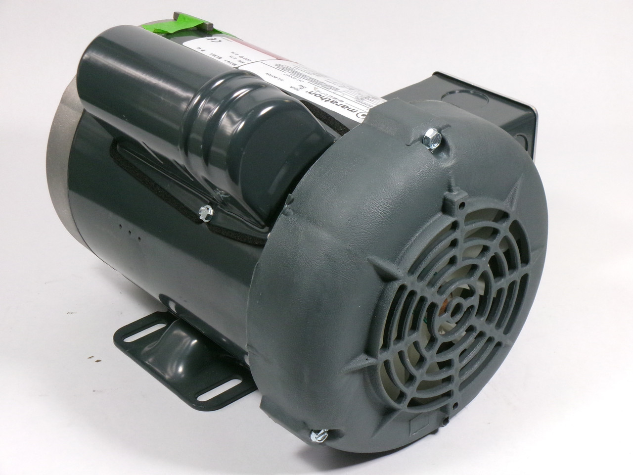 Marathon 1HP 3450RPM 115/208-230V 56C TEFC 1Ph 11.2/5.7-5.6A 60Hz C/W Key NOP