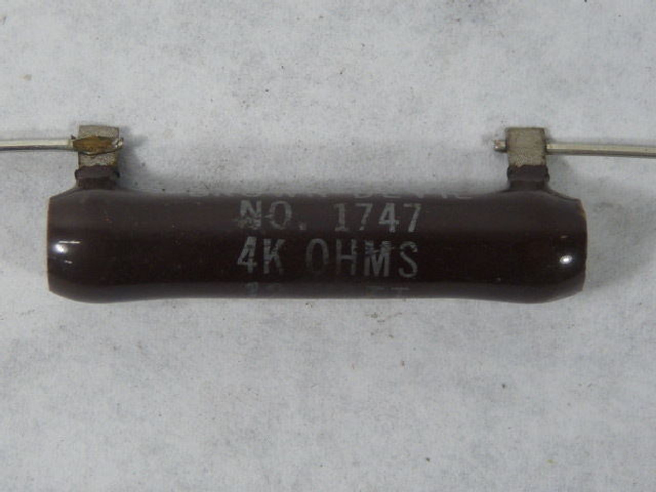 Ohmite 1747 Brown Devil Resistor 12W B-50 4KOHMS Sold Individually ! NEW !