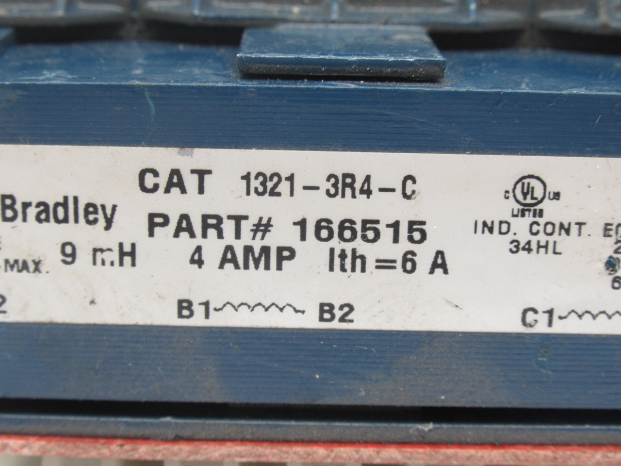 Allen-Bradley 1321-3R4-C Line Reactor 4A 600V 3PH SHELF WEAR USED