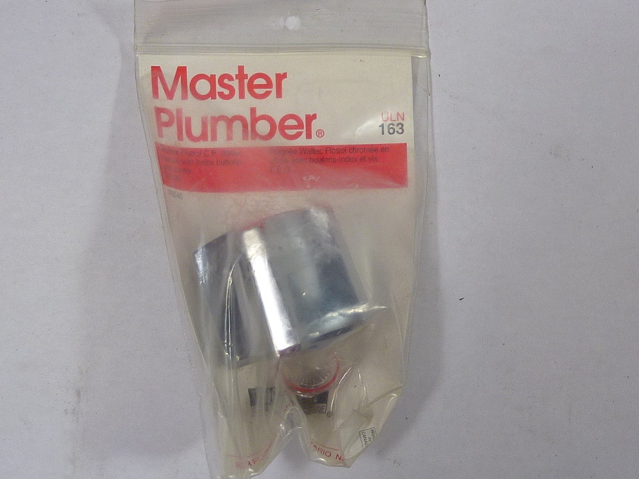 Master Plumber ULN 163 Dome Handle With Index Button O.E.M. ! NEW !