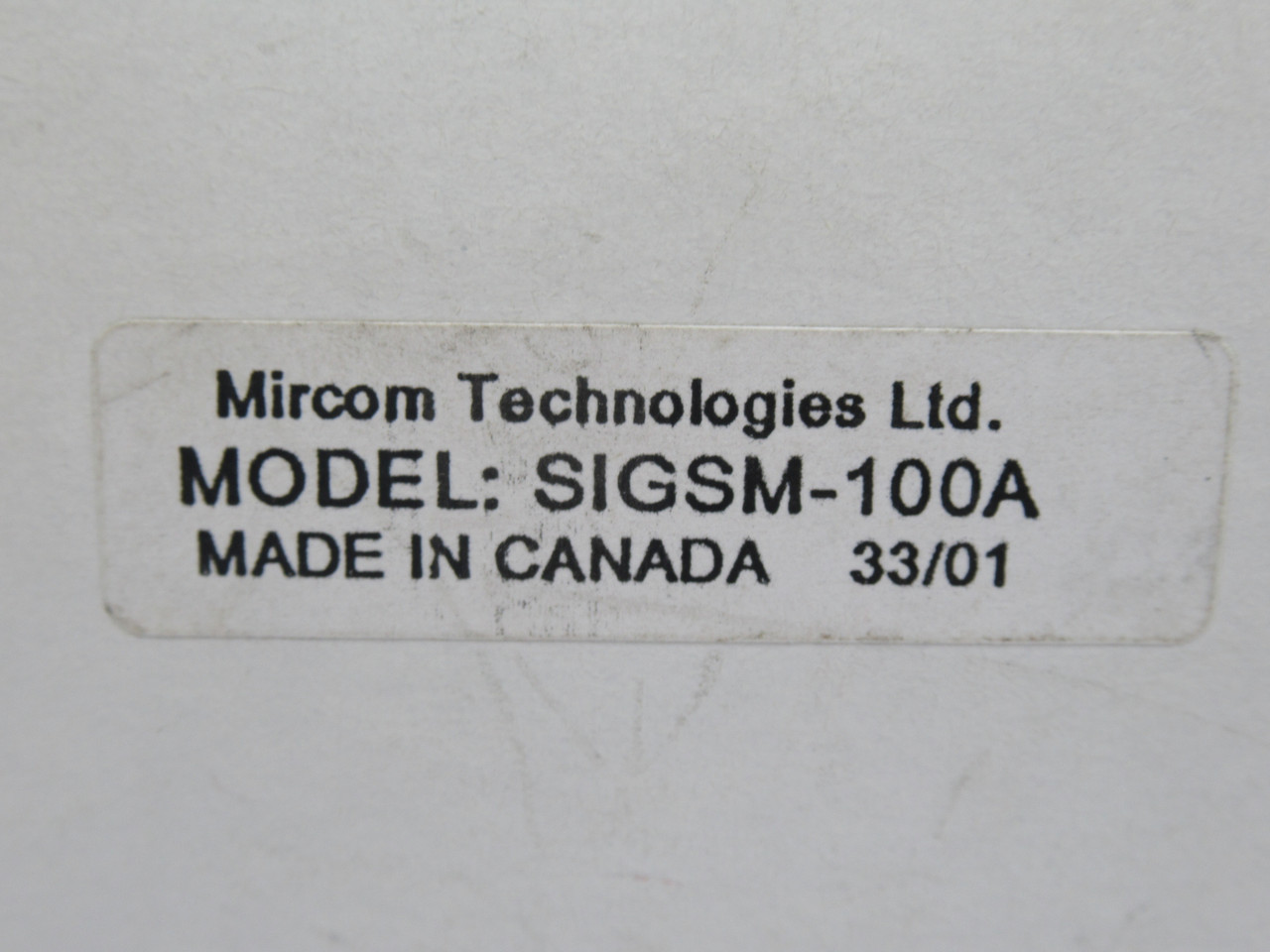 Mircom SIGSM-100A Signal & Speaker Silence Module 30mA 24VDC *DAMAGED BOX* NEW